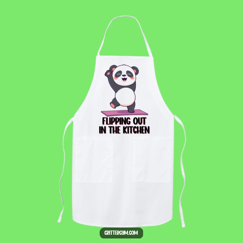 Funny Panda Yoga Apron: Cook with a Smile and Hilarious Style