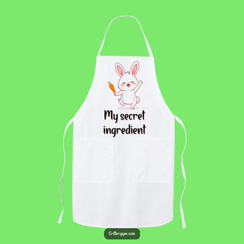 Funny Bunny Yoga Apron: Hilarious Kitchen Wear for the Flexible Chef Gift