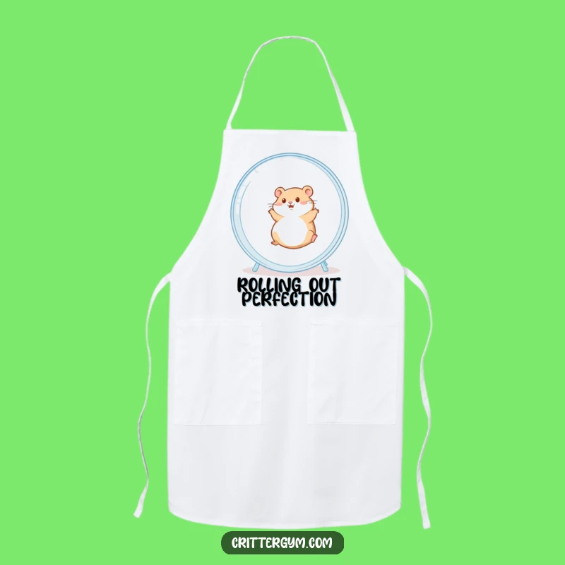 Funny Chubby Hamster Apron: Hilarious Kitchen Wear for Pet-Loving Chefs