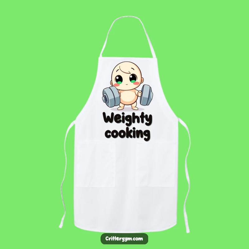 Funny Strong Attempt Apron - Chef's Hilarious Gym Statement