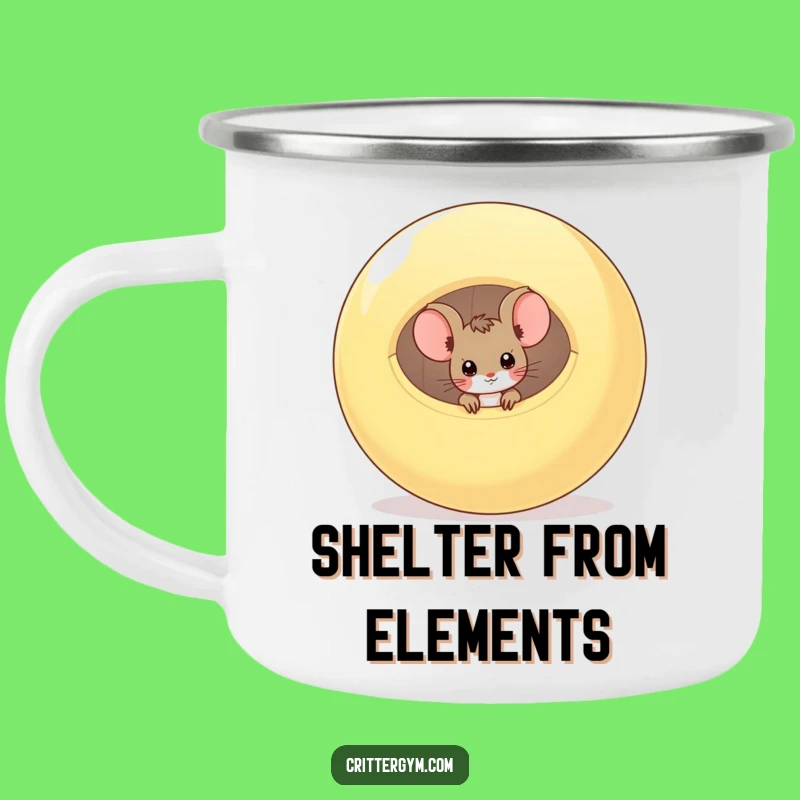 Funny Mouse Exercise Ball Camping Mug: Hilarious Peek-a-Boo Drink Holder