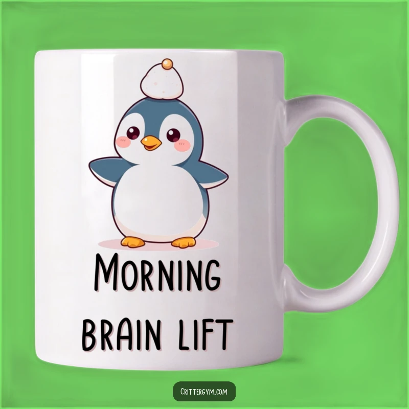 Funny Kawaii Penguin Head Weight Balance Mug: A Hilarious Gift for Strong Personalities