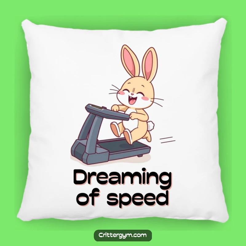 Funny Bunny Treadmill Pillow: Cozy Comfort with a Dash of Giggles