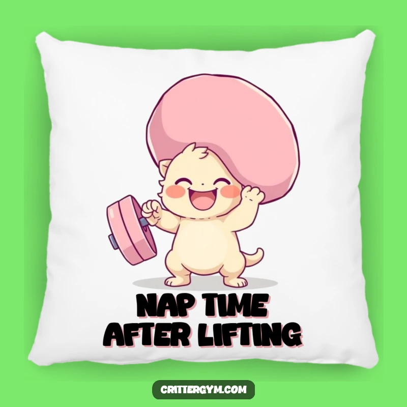 Funny Squishy Weight Lifting Pillow: Cozy Comfort & Comical Decor!