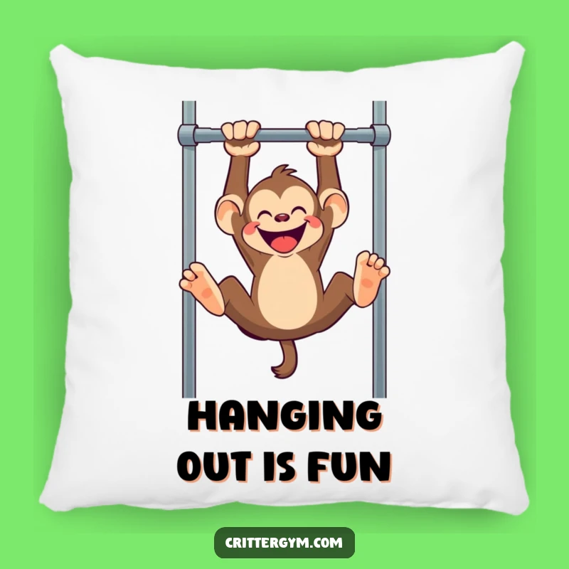 Funny Monkey Pull-Up Pillow: Cozy and Hilarious Accent for Playful Comfort
