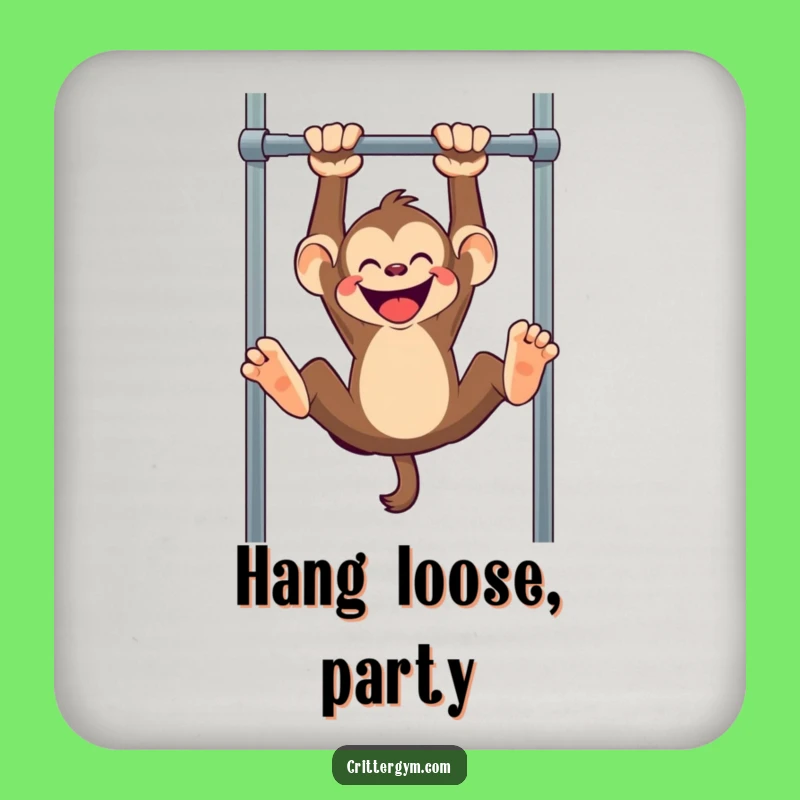 Funny Monkey Pull-Up Coaster: Hilarious Protection for Surfaces, with a Cheeky Twist