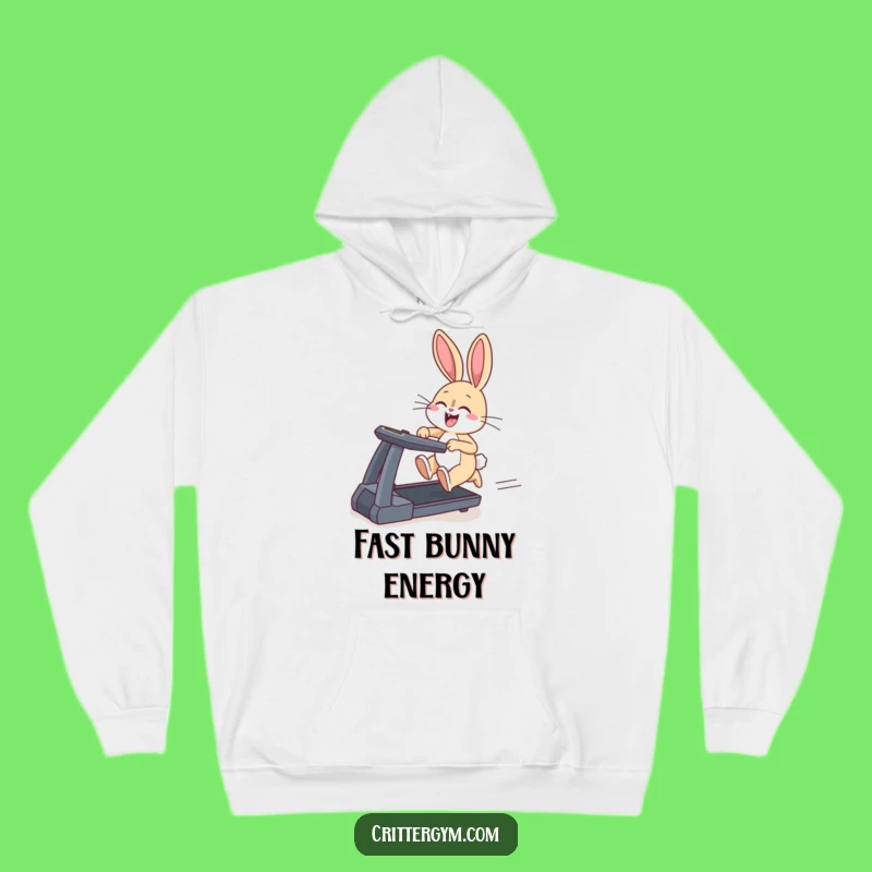 Funny Bunny Treadmill Hoodie: Cozy and Hilarious Gear for Active Days