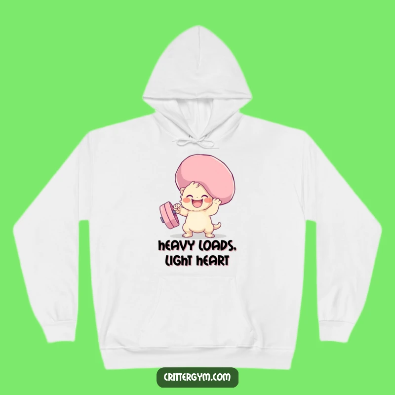 Funny Squishy Weight Creature Hoodie: Cozy Up with Hilarious Strength!
