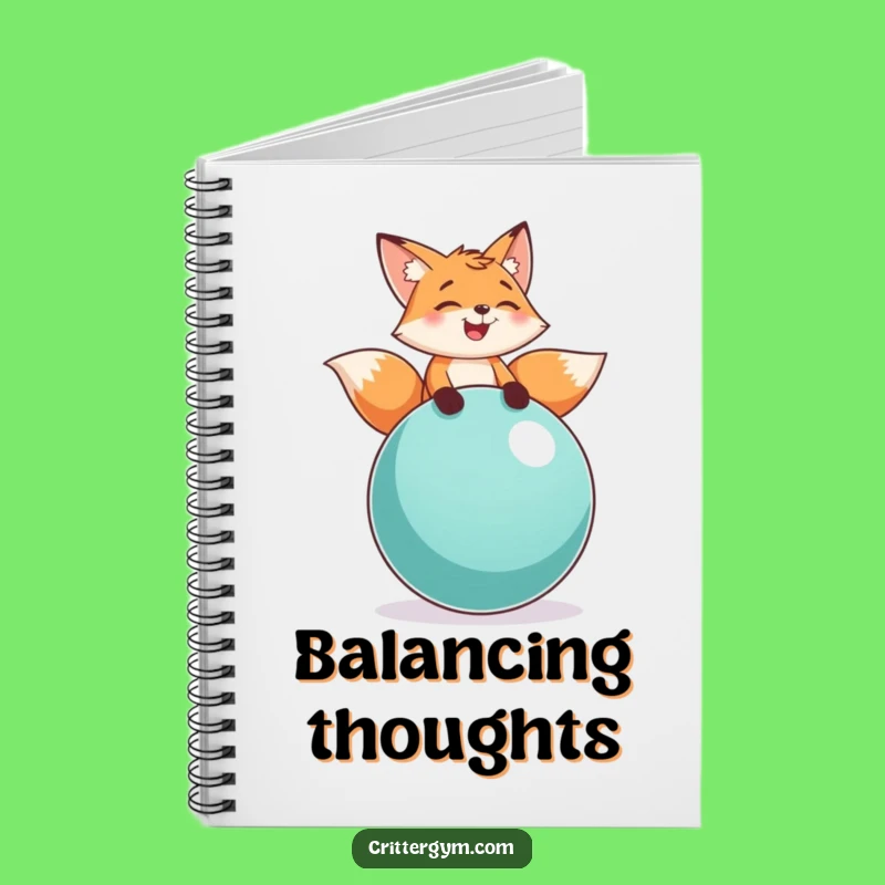 Funny Fox Balance Notebook: Hilarious Fox Journal, Perfect Funny Gift