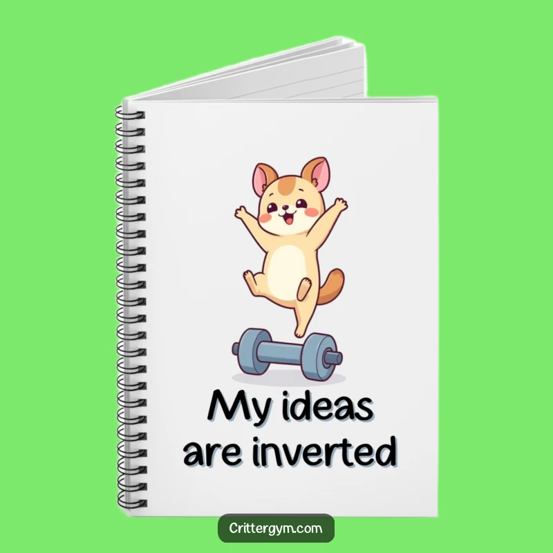 Funny Handstand Animal Notebook: Jot Down Ideas with Hilarious Flair!