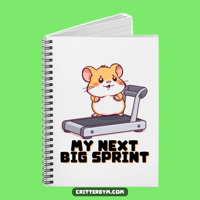 Funny Hamster Treadmill Notebook: Plan Your Goals with Energetic Flair