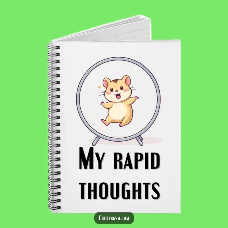 Funny Activity Notebook: Hamster Wheel Runner Journal, Gift for Go-Getters