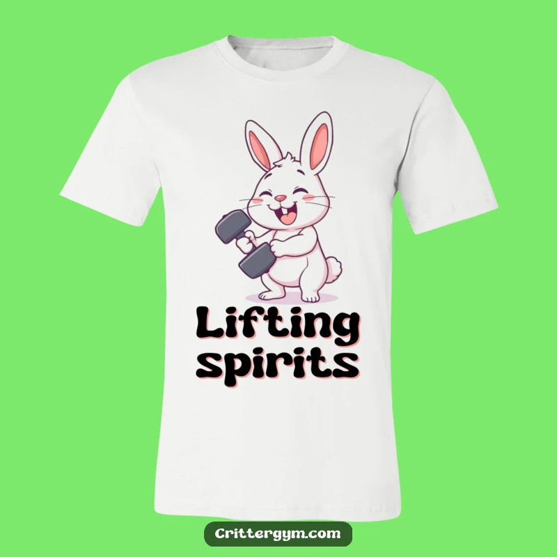 Funny Rabbit Gym T-Shirt: Workout Fail Humor, Ideal Funny Gift for Gym Goers