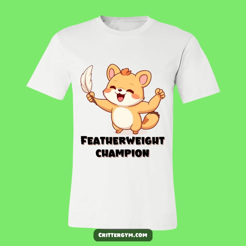 Funny Workout Tee: Tiny Animal Flex, Hilarious Strength Shirt for Gym Lovers