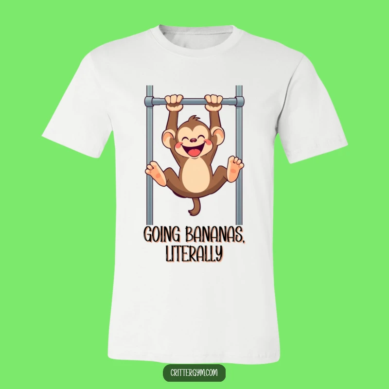 Funny Monkey Pull-Up T-Shirt: Hilarious Upside-Down Tee for Playful Personalities