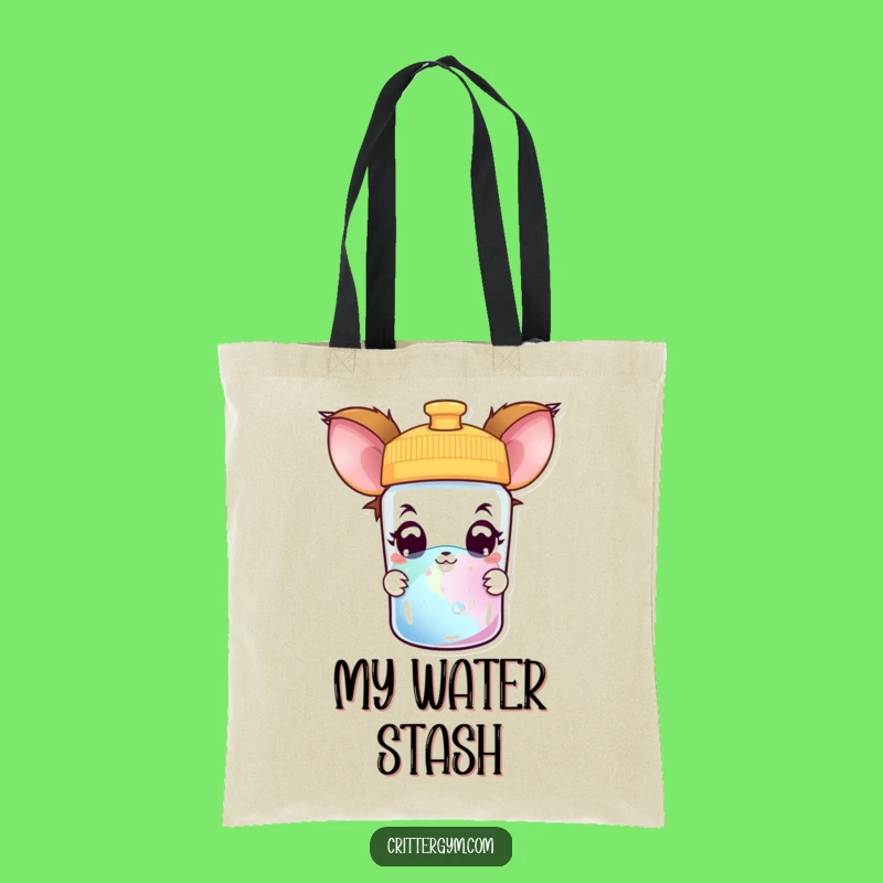 Funny Creature Tote Bag: Carry Your Curiosity with this Peeking Design